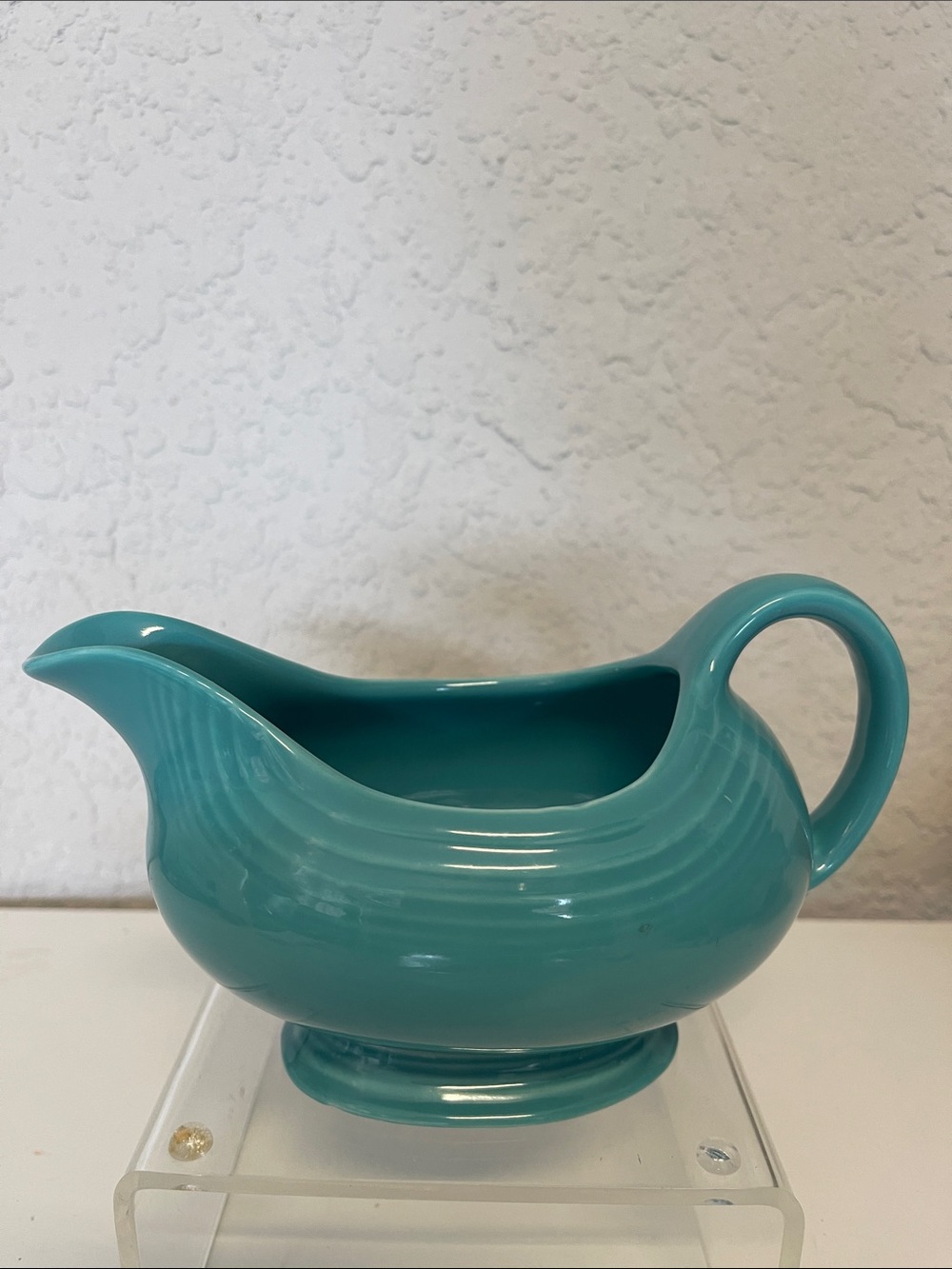 Fiesta gravy boat turquoise